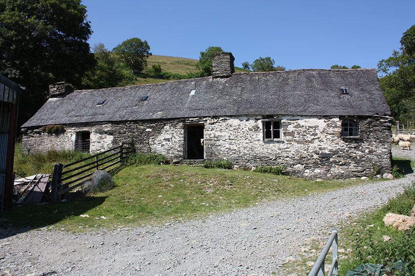 Esgair Llywelyn in the hills of mid Wales