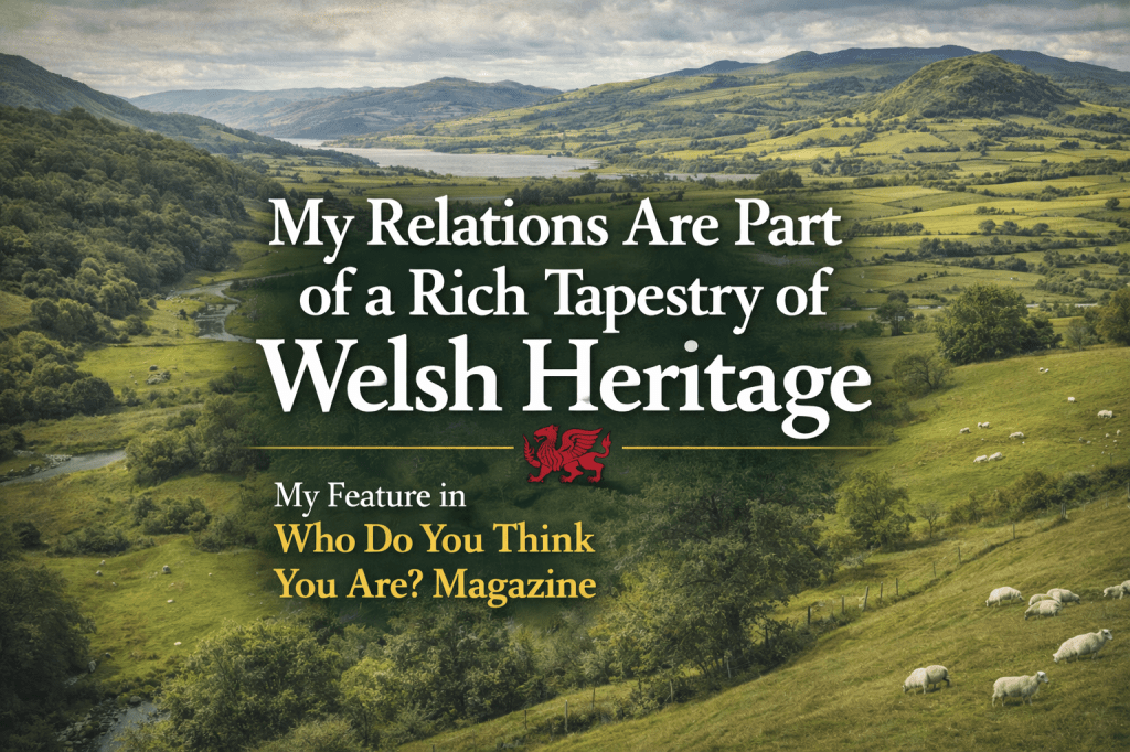 “My Relations Are Part of a Rich Tapestry of Welsh Heritage” — My Feature in Who Do You Think You Are?&nbsp;Magazine