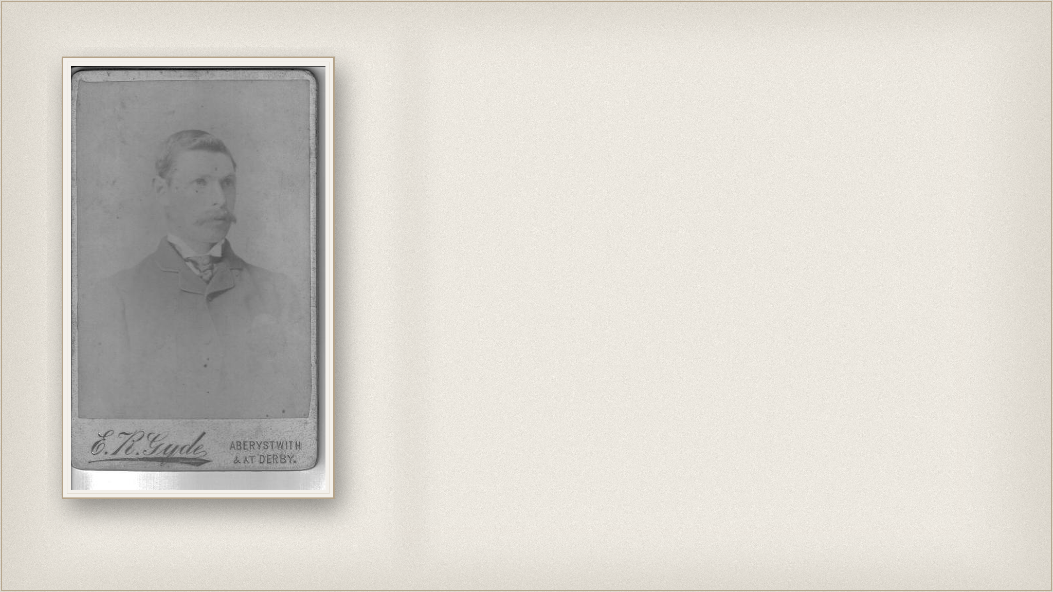 Rural Welsh labourer representing the life of David Jenkins