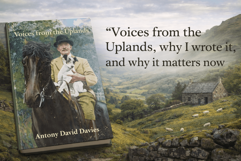 Voices from the Uplands, why I wrote it, and why it matters&nbsp;now
