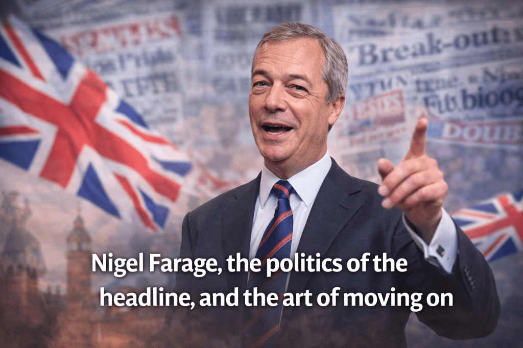 Nigel Farage, the politics of the headline, and the art of moving&nbsp;on