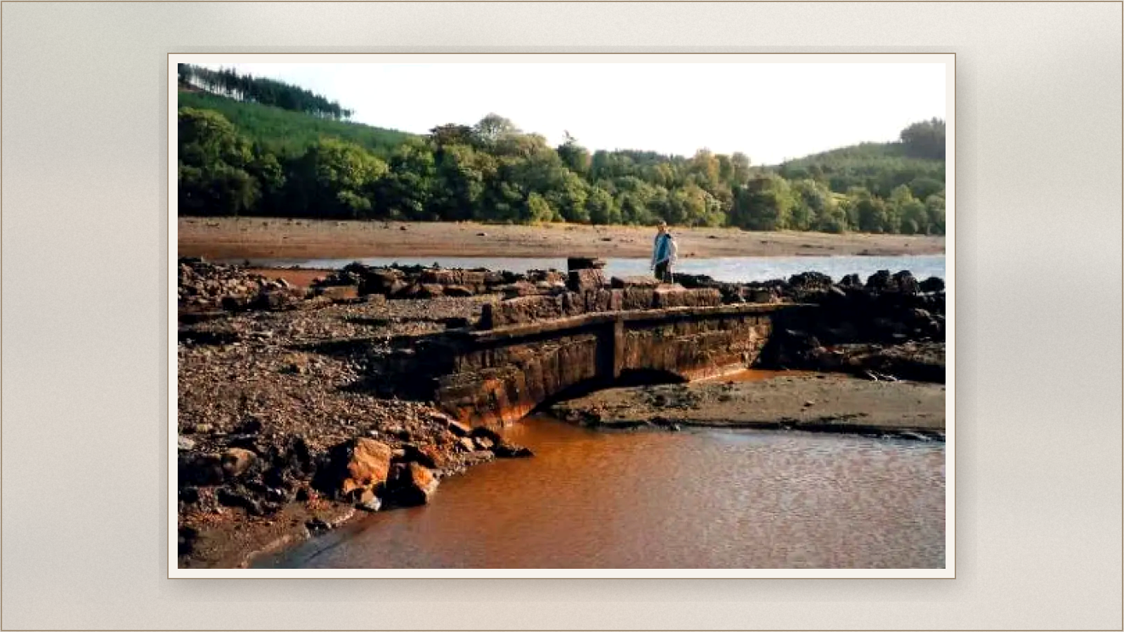 Historic view of Llanwddyn and the Lake Vyrnwy landscape