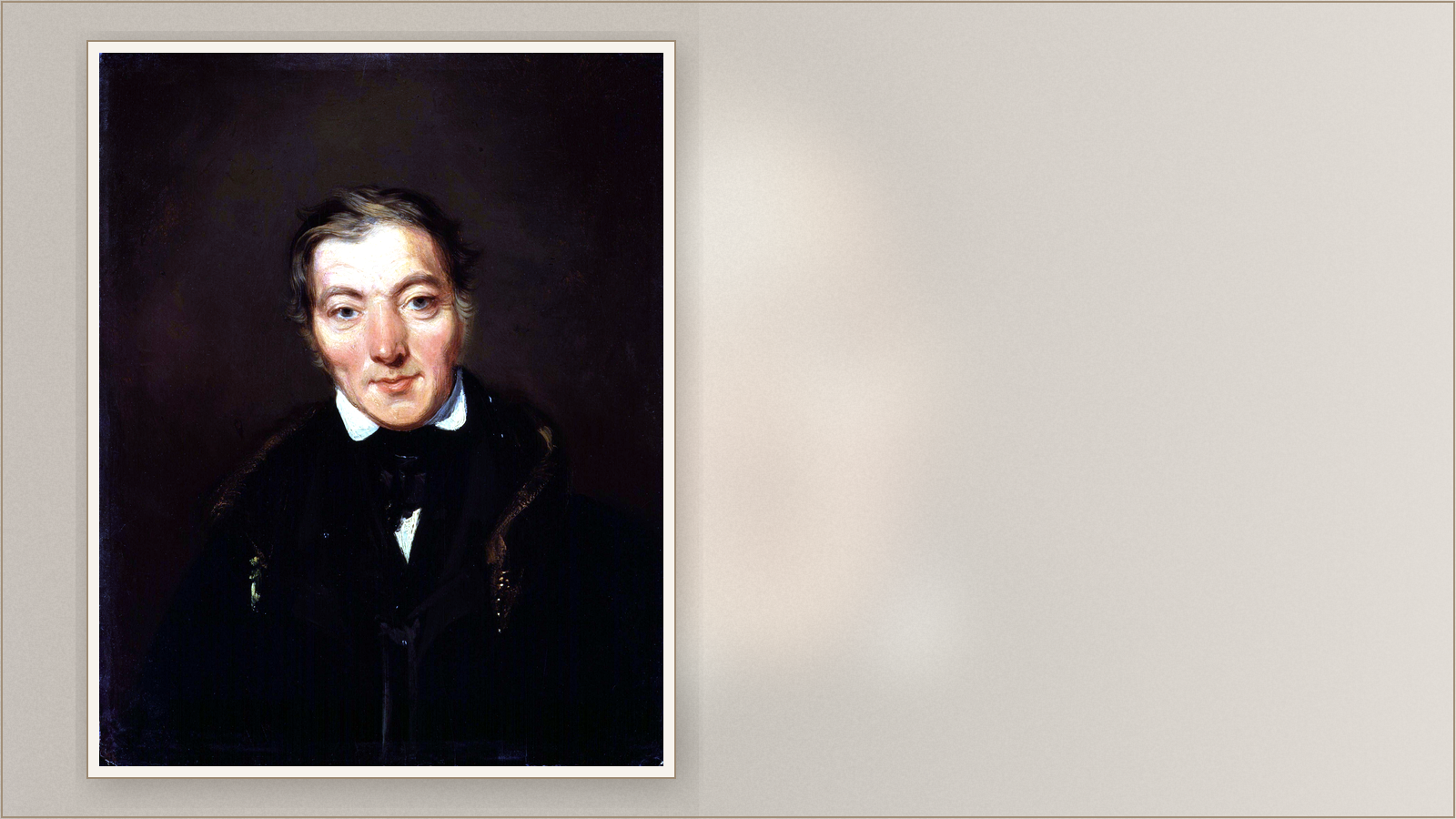 Portrait of Robert Owen of Newtown