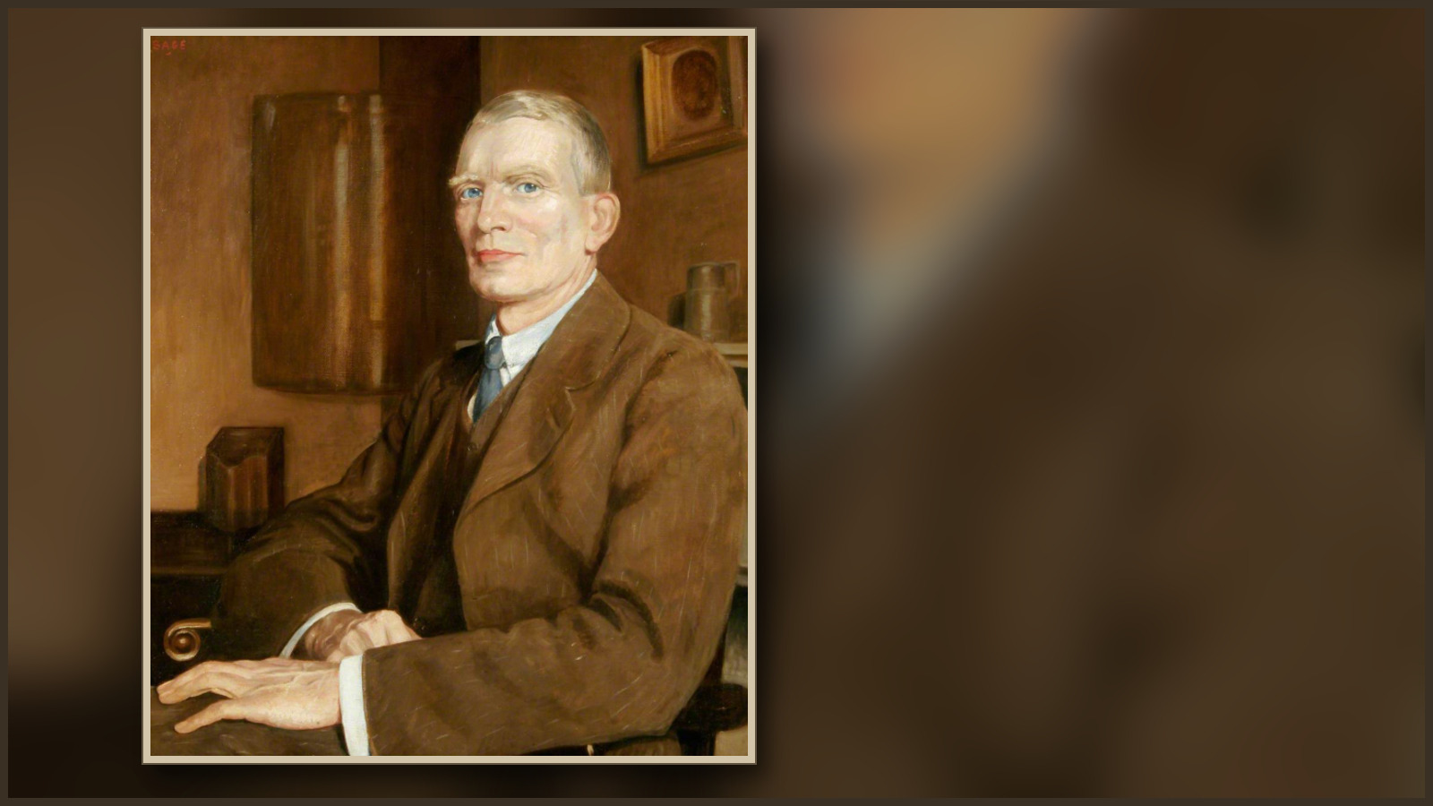 Portrait of Athelstan Jasper Blaxland (1880–1963), Norwich surgeon and Royal Army Medical Corps officer